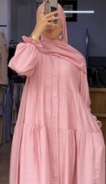 كسوة دنيا بتوب لولان قطن جودة عالية – Image 3